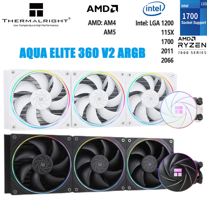 Aio Liquid Cooler - Thermalright AQUA ELITE 360 V2 beyaz