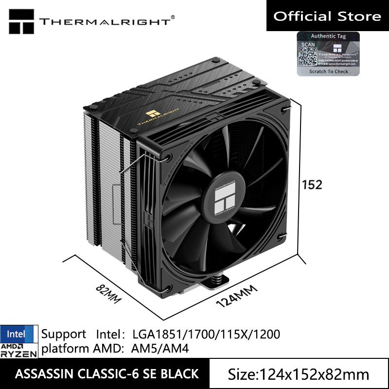 Cpu Heatsink - Thermalright ASSASSIN CLASSIC-6 SE CPU Hava