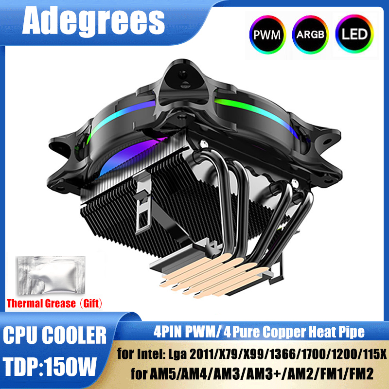 Cpu Heatsink - X99 CPU Hava Soğutucu 3Pin/4Pin ARGB
