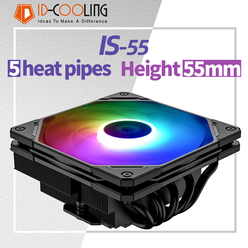Cpu Heatsink - ID-COOLING IS-55 5Isı Borusu CPU Soğutucu