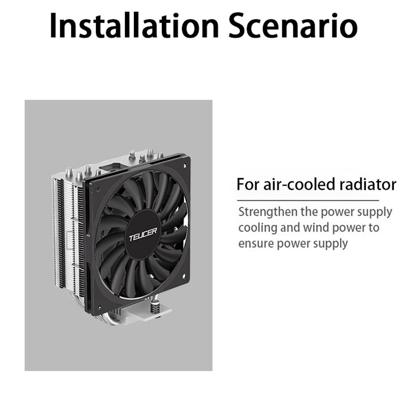 TEUCER TE-12012 Ultra-ince Soğ - Gpu Cooler incelemesi ve fiyatı