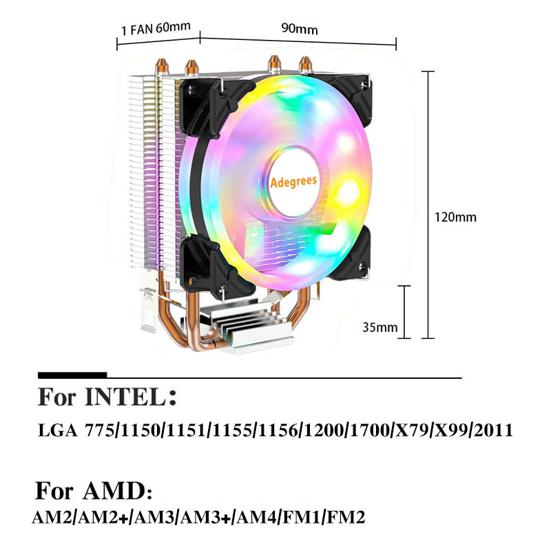 CPU Soğutucu 3Pin/4Pin PWM CPU - Cpu Cooler incelemesi ve fiyatı