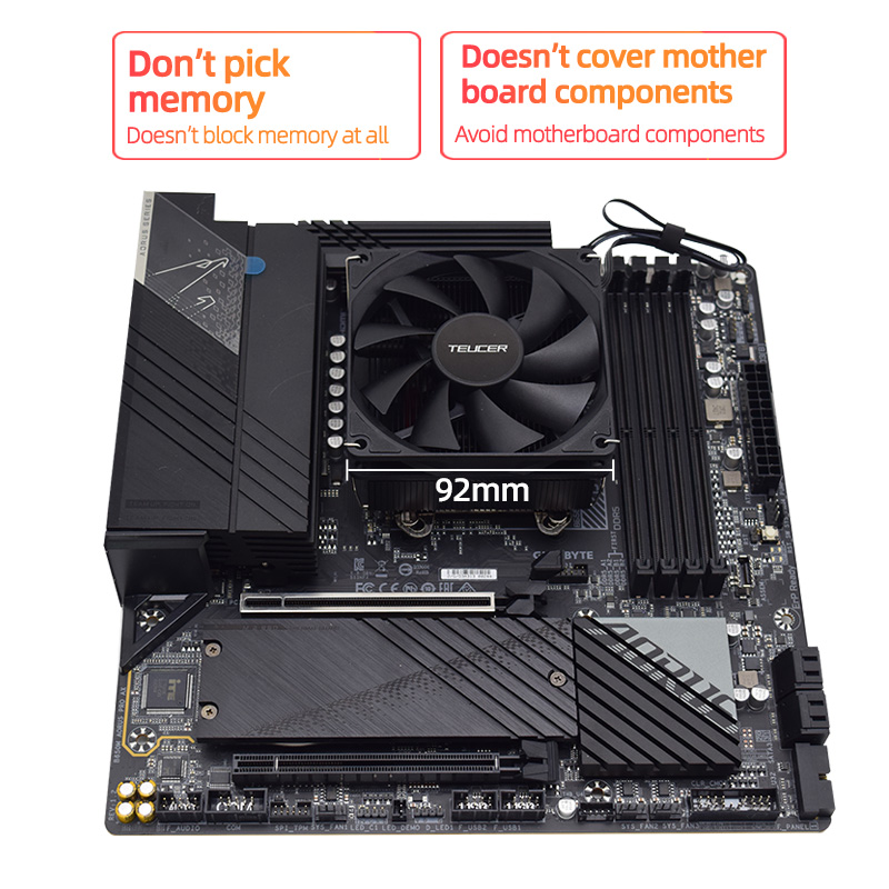 Teucer Yüksekliği 45mm CPU Soğ - Cpu Heatsink incelemesi ve fiyatı