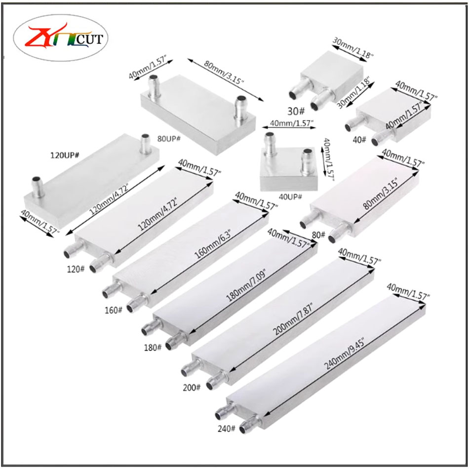 40 80mm CPU Alüminyum su soğut - Cpu Heatsink incelemesi ve fiyatı