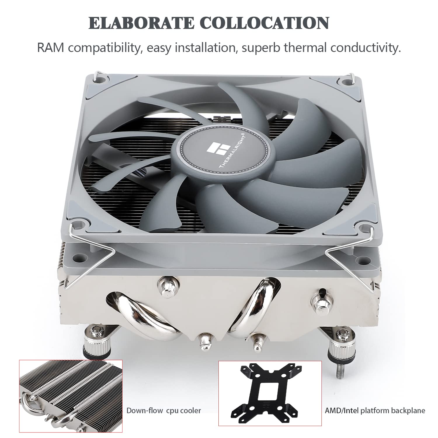 Thermalright AXP90-X47 düşük p - Air Cooler Cpu incelemesi ve fiyatı