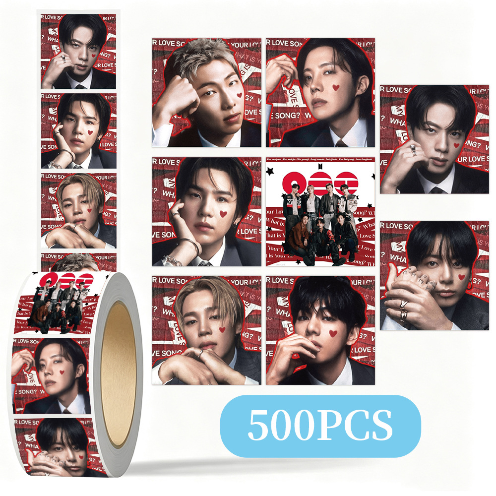 K-pop BTS Rulo Çıkartmalar 500 - Case Fan incelemesi ve fiyatı