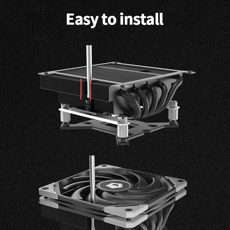 ID-COOLING IS-55 5Isı Borusu C - Cpu Heatsink incelemesi ve fiyatı
