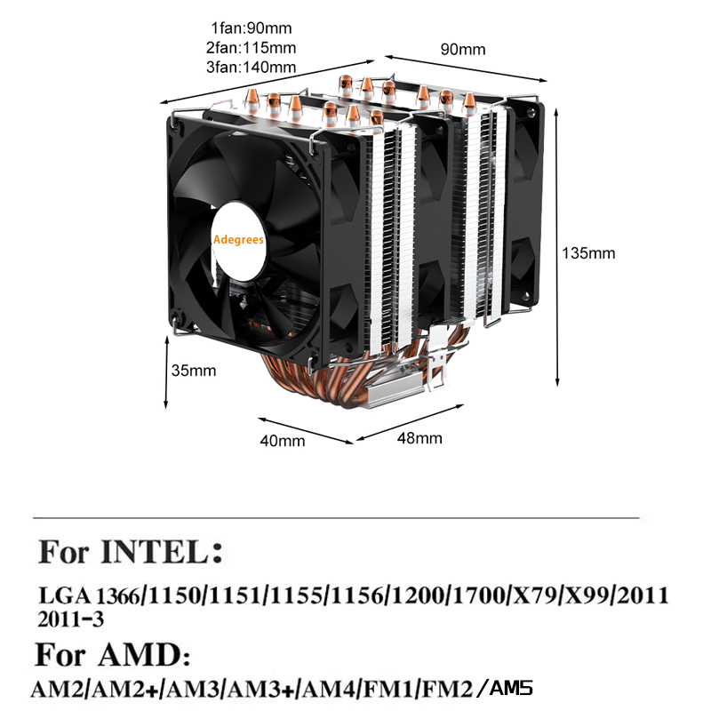 6 Isı Borulu CPU Hava Soğutucu - Cpu Heatsink incelemesi ve fiyatı